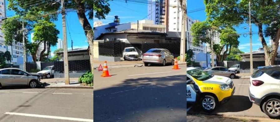 Carro invade casa e criança fica ferida no centro de Maringá