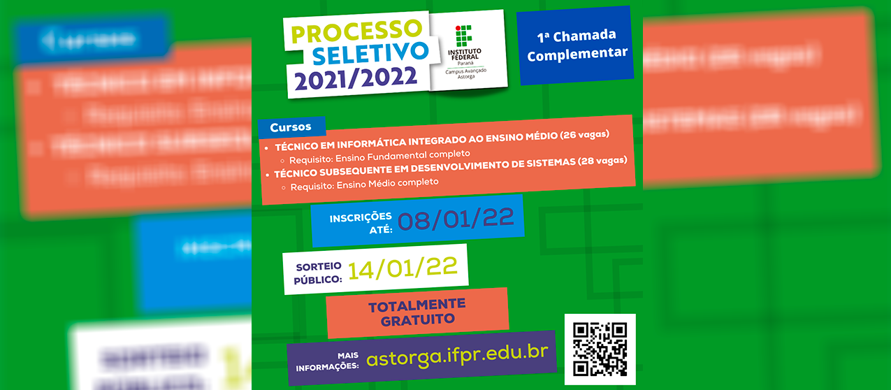 Instituto Federal do Paraná em Astorga está com inscrições abertas