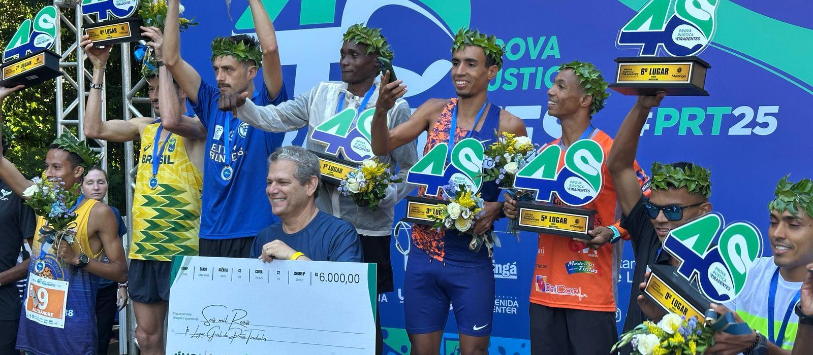 Vestus Cheboi conquista o tricampeonato na Prova Rústica Tiradentes 2025
