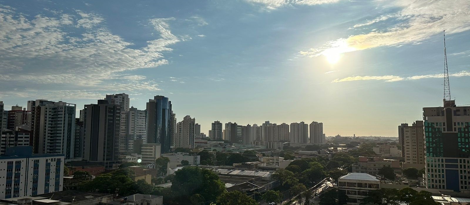 Segunda-feira (18) terá máxima de 35º C em Maringá; calor deve se intensificar ao longo da semana