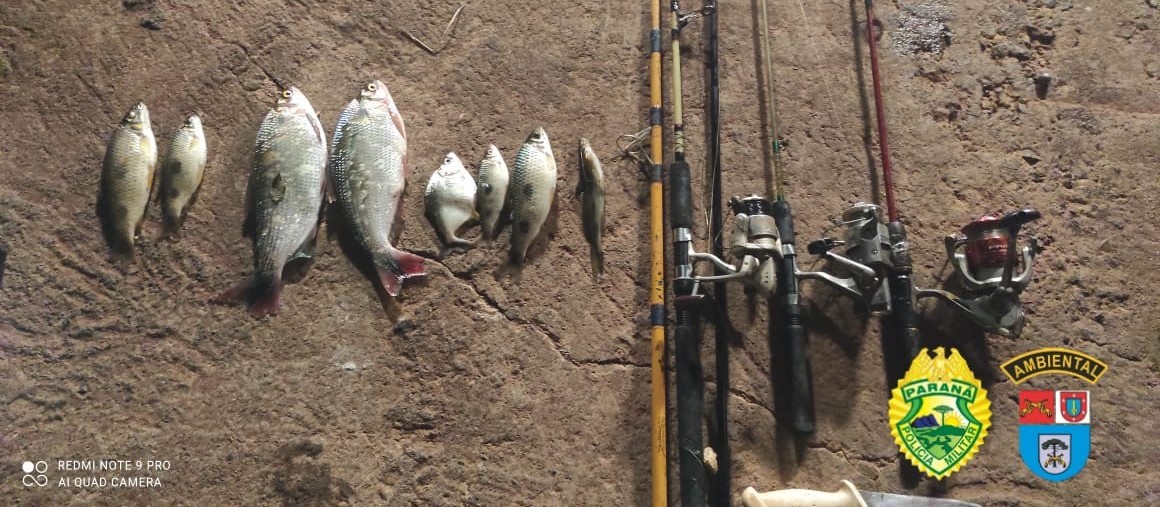 Polícia prende 5 pessoas por pesca ilegal de espécies nativas no período da piracema