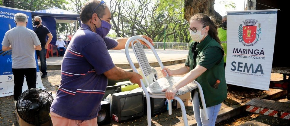 Maringá terá mutirão de descarte correto de materiais nesse sábado (9)