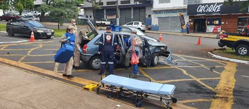 Pelo menos sete pessoas ficam feridas em acidente em Maringá