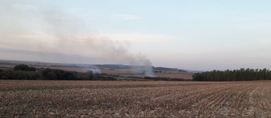 Sábado (20) atípico com seis incêndios ambientais em Maringá