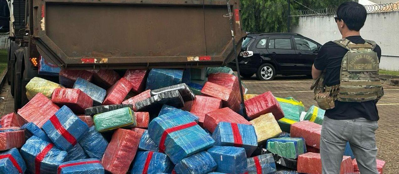 Força integrada apreende mais de sete toneladas de maconha