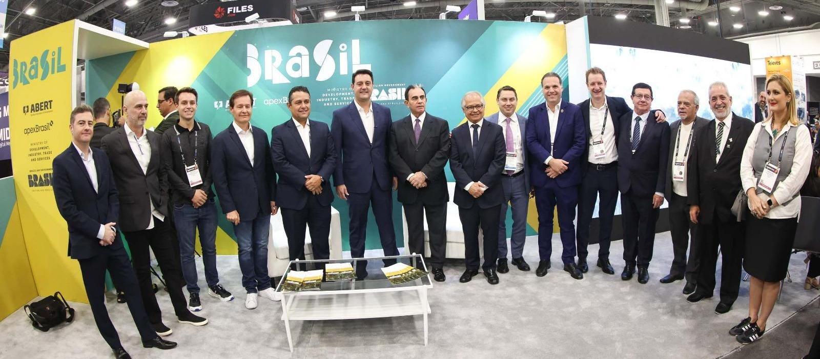 Governador Ratinho Junior participa de evento da Abert em Las Vegas
