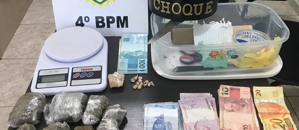 Polícia Militar apreende adolescente por tráfico de drogas