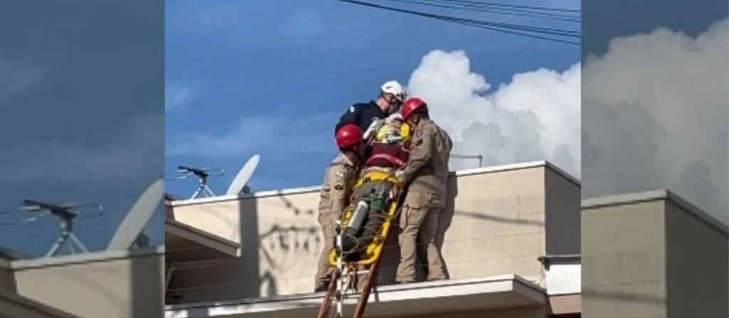 Vítima de choque elétrico é resgatado em estado grave em Mandaguari
