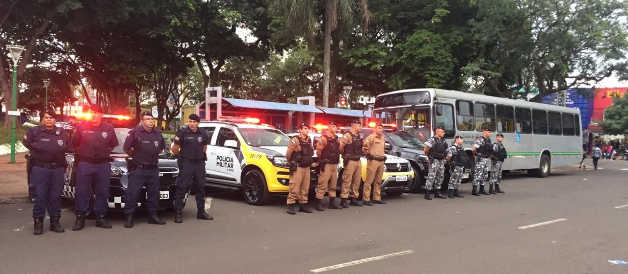 PM e Guarda Municipal reforçam segurança em Maringá