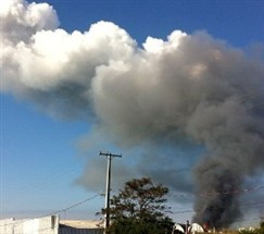 Incêndio em depósito de açúcar e álcool é controlado em Sarandi