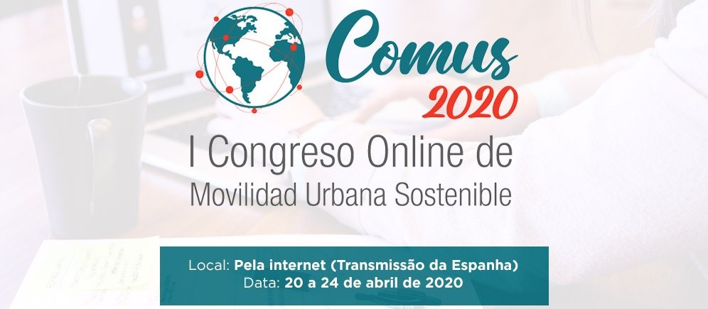  Primeiro Congresso de Mobilidade Urbana Sustentável Online será de 20 a 24 de abril