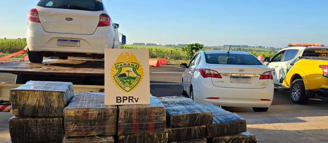 PRE apreende mais de 200 quilos de maconha após perseguição em Iporã