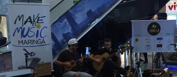 ‘Make Music’ faz do shopping um palco