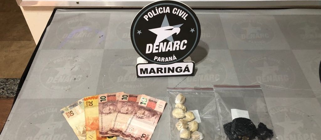 Casal suspeito de tráfico de drogas é preso