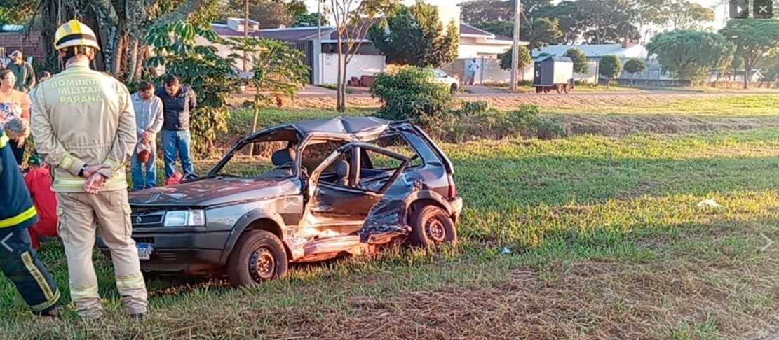 Adolescente morre e irmãos ficam feridos em acidente na BR-369