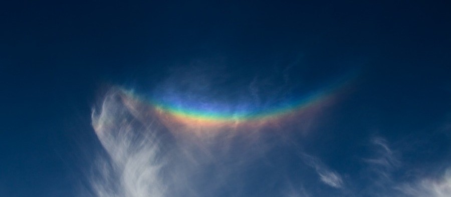 Sorriso? "Arco-íris invertido" aparece no céu de Maringá e região