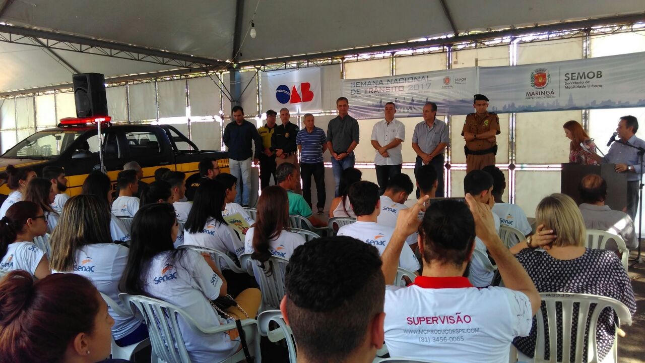 Lançada em Maringá a Semana Nacional do Trânsito