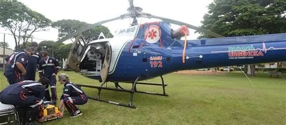 Criança tem corpo queimado após explosão de churrasqueira
