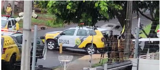 Bomba encontrada em Cascavel era na verdade um brinquedo; veja o vídeo