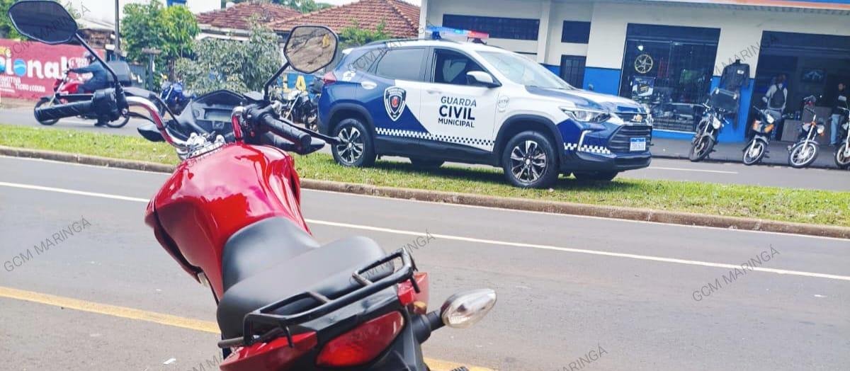 GCM de Maringá recupera moto furtada há sete anos em Mandaguari