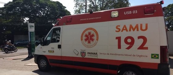 Motociclista fica gravemente ferido em acidente na Avenida Paraná