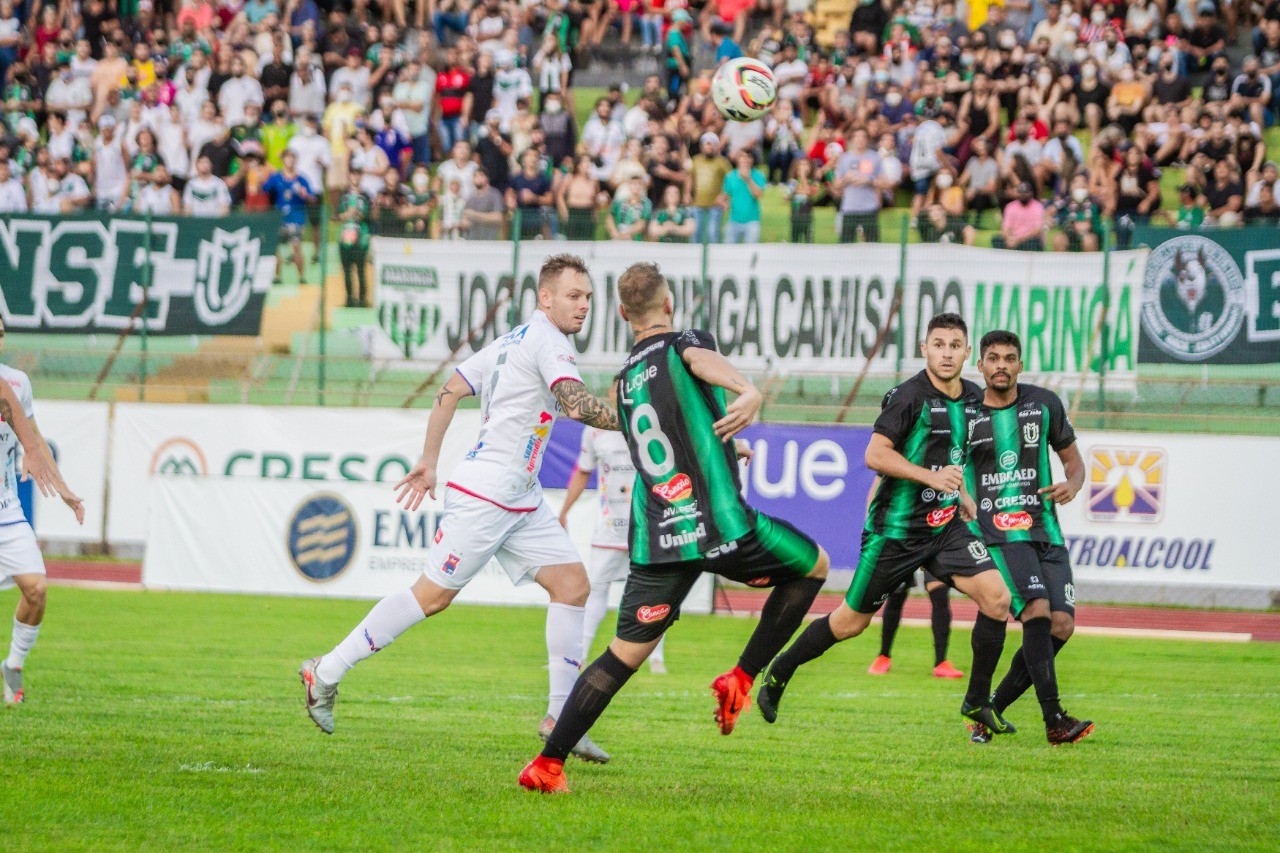 Maringá FC vence o Paraná Clube na terceira rodada do Paranaense