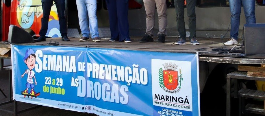 Semana de prevenção às drogas terá ações online em Maringá