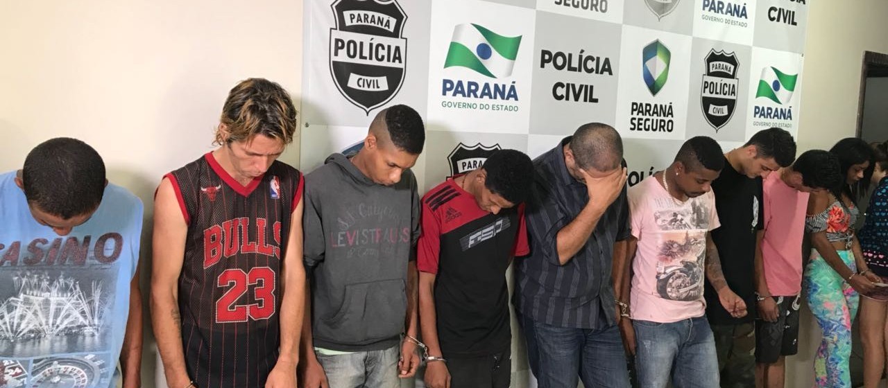 Nove suspeitos são presos por depredar delegacia de Umuarama
