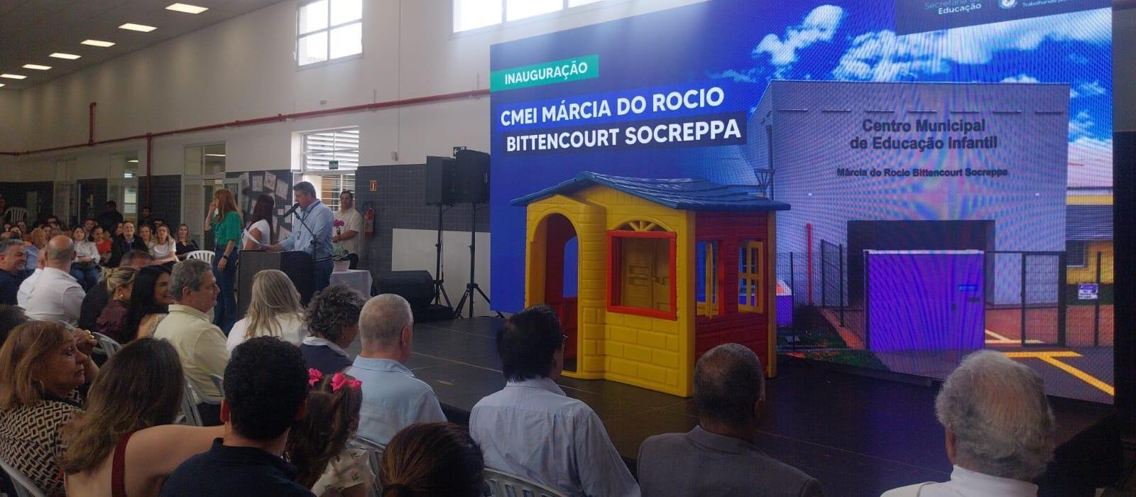 Cmei com 300 vagas é inaugurado em Maringá; matrículas estão abertas