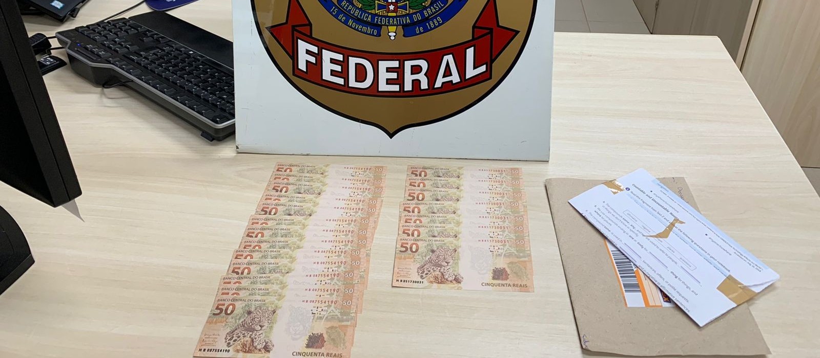 Polícia Federal apreende R$ 1 mil em cédulas falsas em Maringá