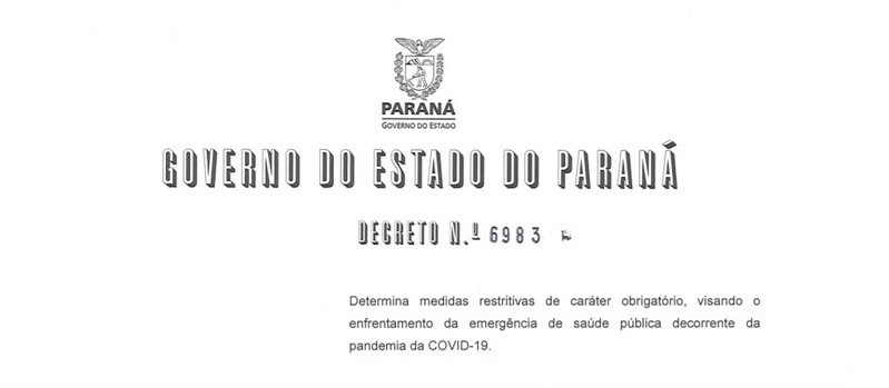 Confira quais atividades podem funcionar no Paraná durante o "lockdown"