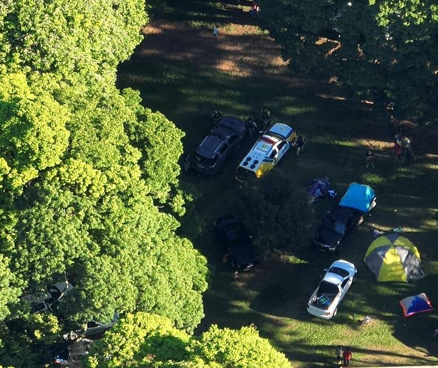 250 pessoas ocupam propriedade rural em Xambrê, polícia trata como invasão