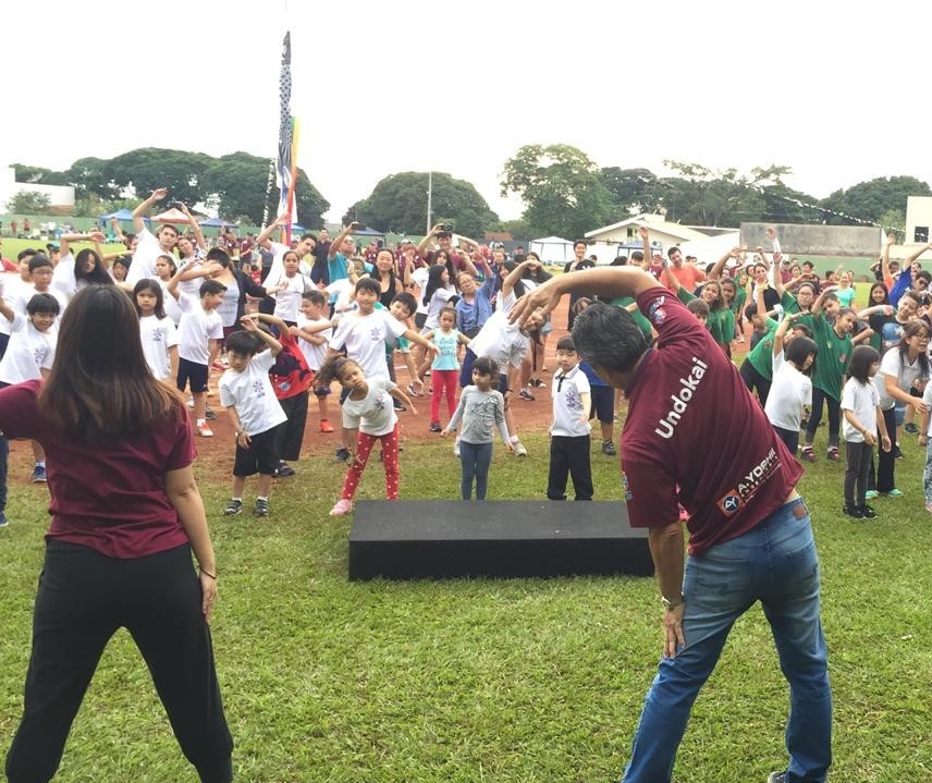 Gincana poliesportiva marca Dia do Trabalho na comunidade japonesa