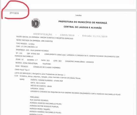Após publicar informação mentirosa, Prefeitura de Maringá apaga post