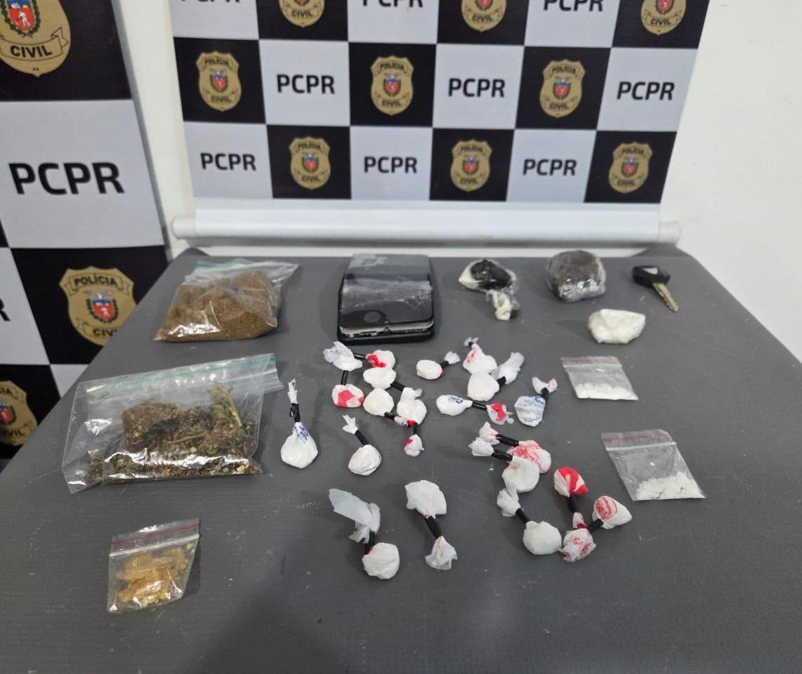 Homem suspeito de operar “disk entrega" de drogas é preso em Maringá