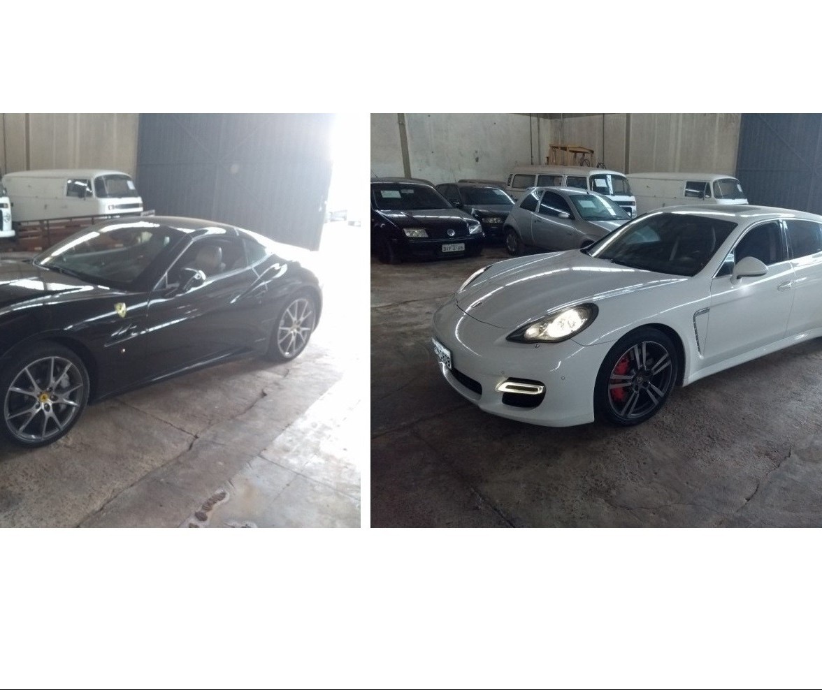 Leilão oferta Porsche e Ferrari