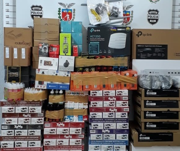 Polícia Civil apreende produtos oriundos de descaminho em Iporã