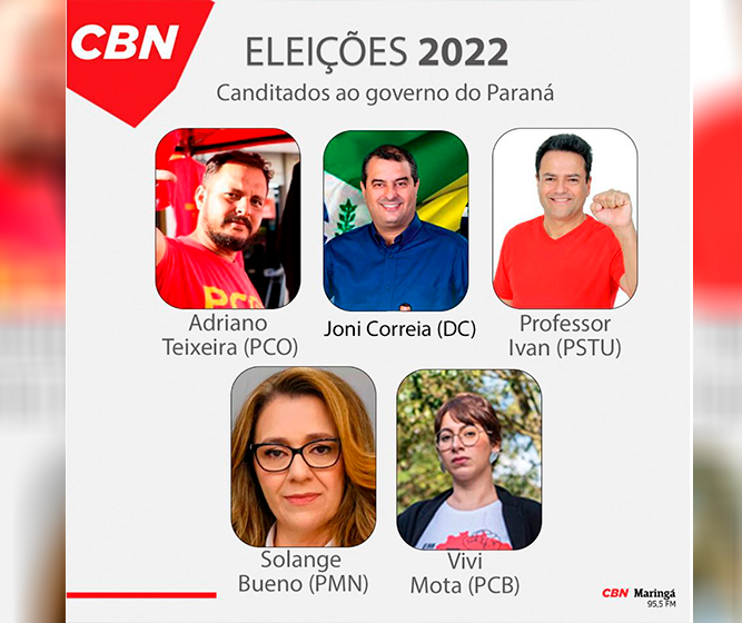 Candidatos ao Governo do Paraná apresentam propostas