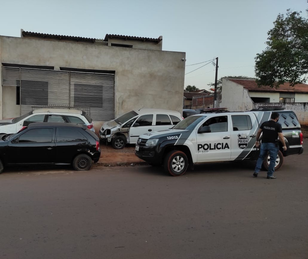 Presos integrantes de quadrilha que roubava e desmanchava carros em Campo Mourão