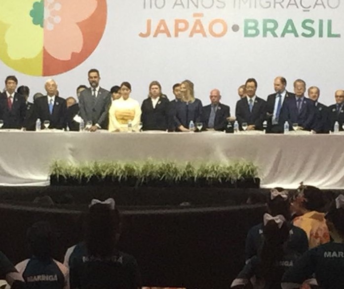 Pioneiros japoneses são homenageados durante abertura da Expo Imin 110 anos