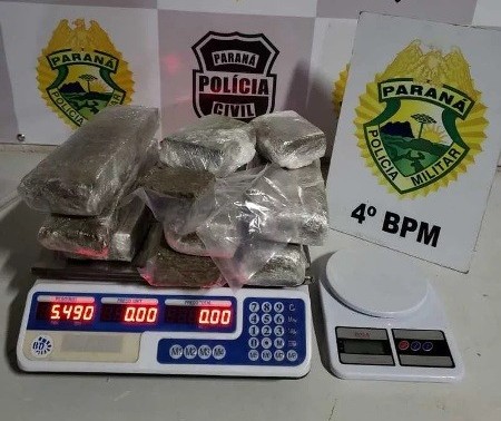 Jovens são presos com drogas e dinheiro em Maringá