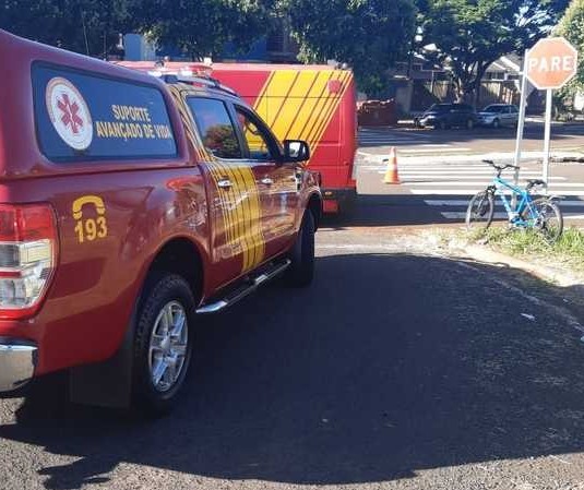 Ciclista fica gravemente ferido após queda em Maringá