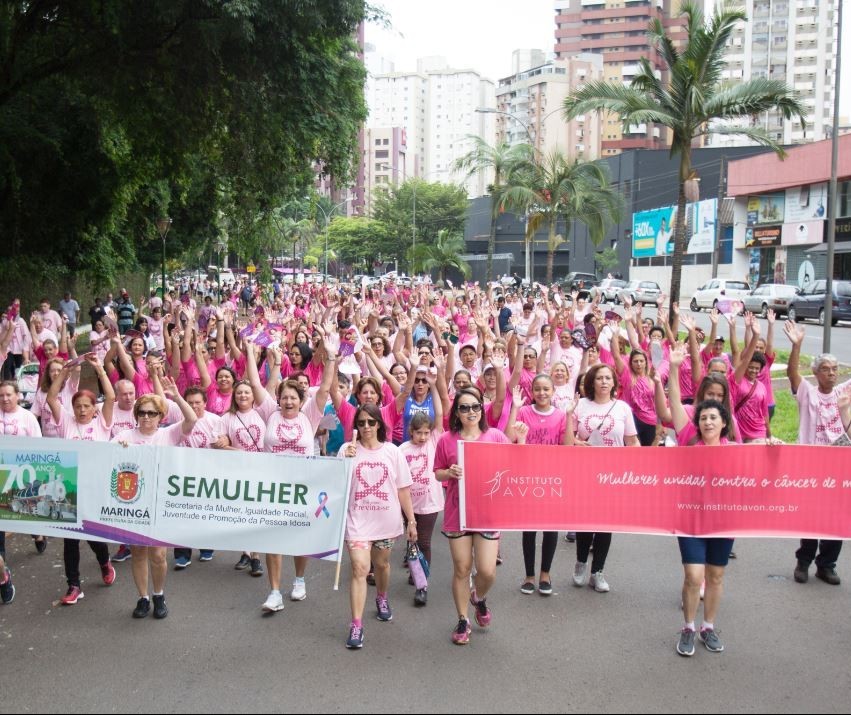 No domingo (21) tem caminhada contra o câncer de mama