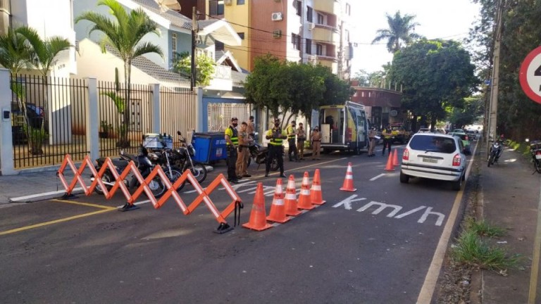 Fiscalização para flagrar motocicletas com escapamento irregular continua esta semana em Maringá