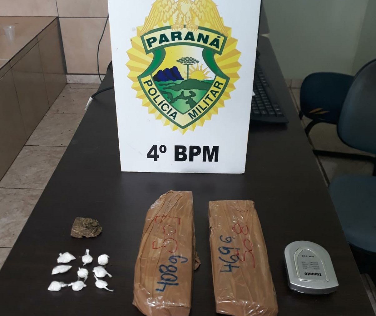 Polícia encontra quase um quilo de droga em Iguatemi