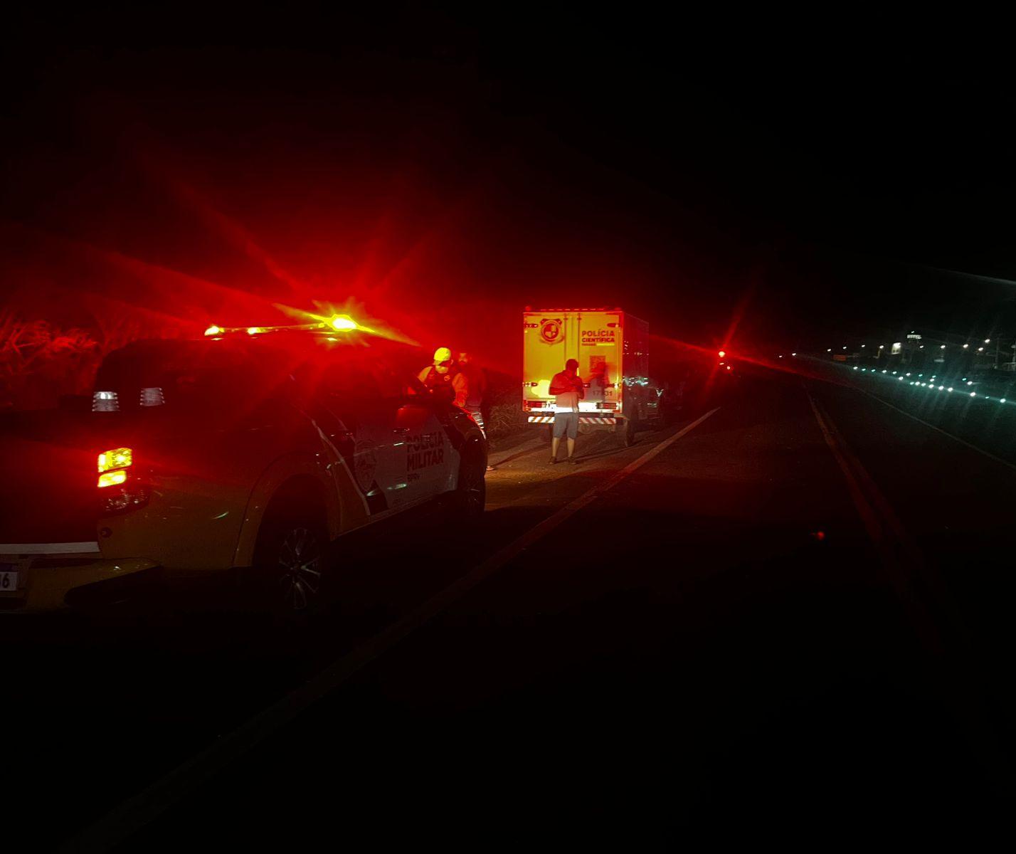 Idoso morre atropelado na PR-323, em Tapejara