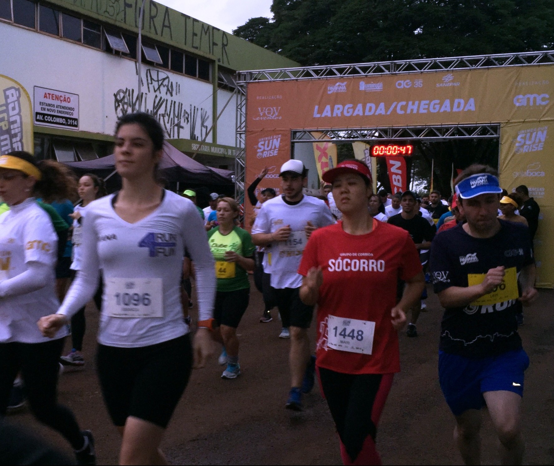 Mais de 1.500 atletas participam da etapa Sunrise
