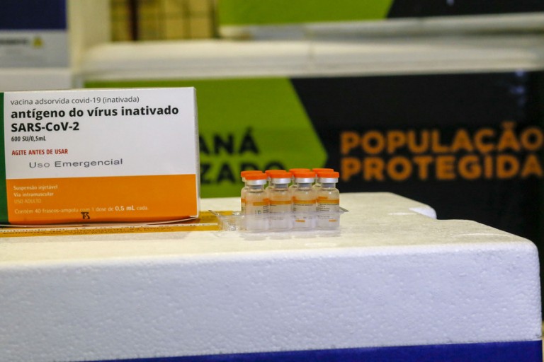 Maringá recebe mais 6.059 vacinas para a aplicação da 2ª dose da CoronaVac