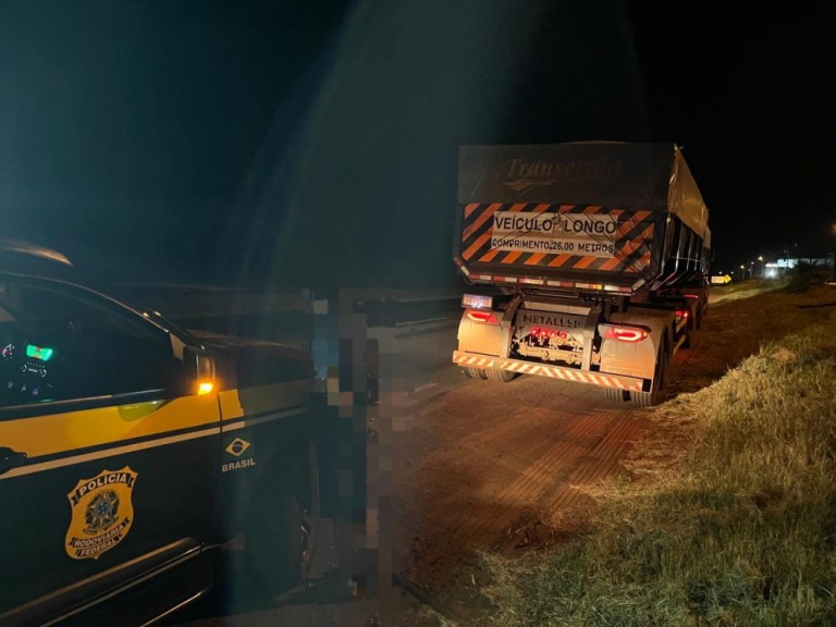 Motorista de treminhão é preso por embriaguez