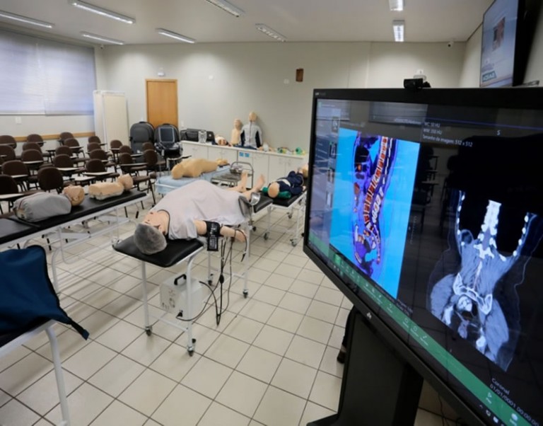 Simulações estão sendo integradas na metodologia dos cursos de saúde